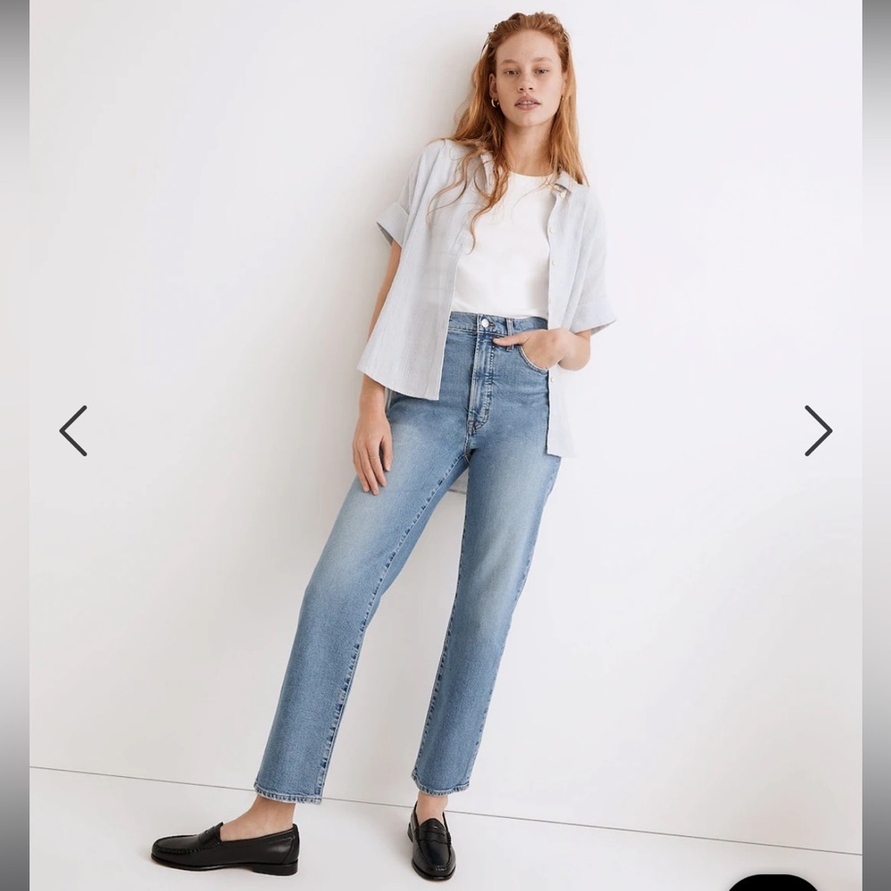 Madewell Light Blue Straight Leg Jeans